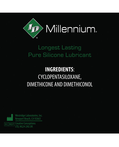 ID Millennium Silicone Lubricant, Long-Lasting 12 ml