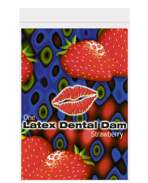Trust Dam Latex Dental Dam - Strawberry by Latex Dental Dam