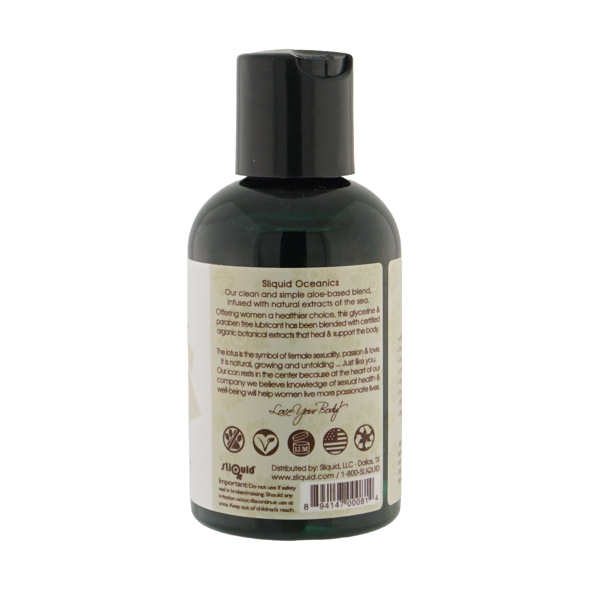 Sliquid Organics Oceanics Personal Lubricant — 4.2 fl oz (124 ml) - SLIQ081