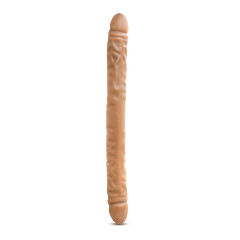 Dr. Skin - 18 Inch Double Dildo - Mocha by Blush
