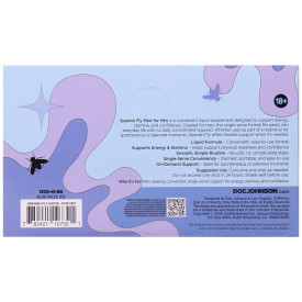 Doc Johnson Spanish Fly Shot for Him — 12-Pack, 2 fl oz (Blue Razz Ice) - DJ1308-41-BX