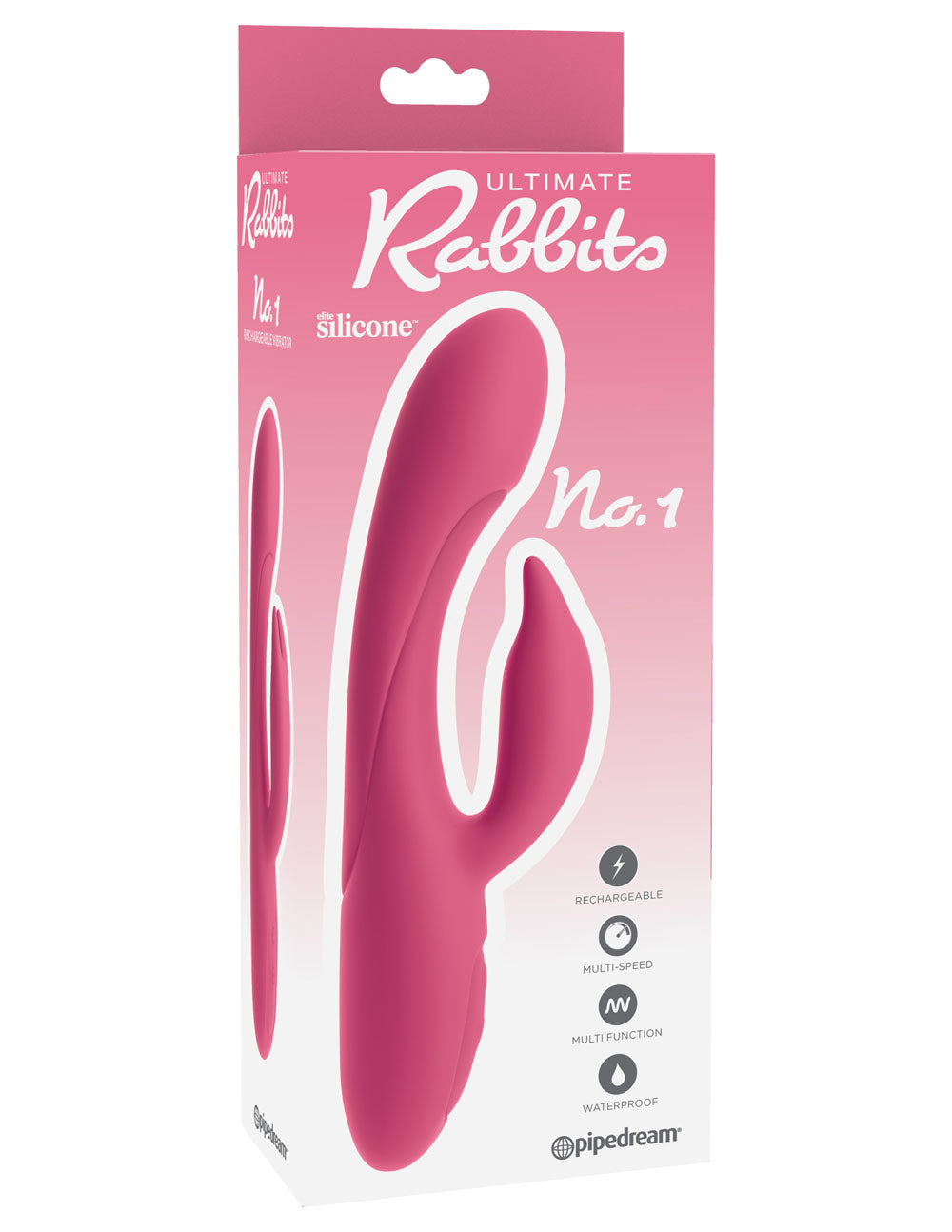 Pipedream Ultimate Rabbits No.1 Rabbit Vibrator — Coral - PD5282-11