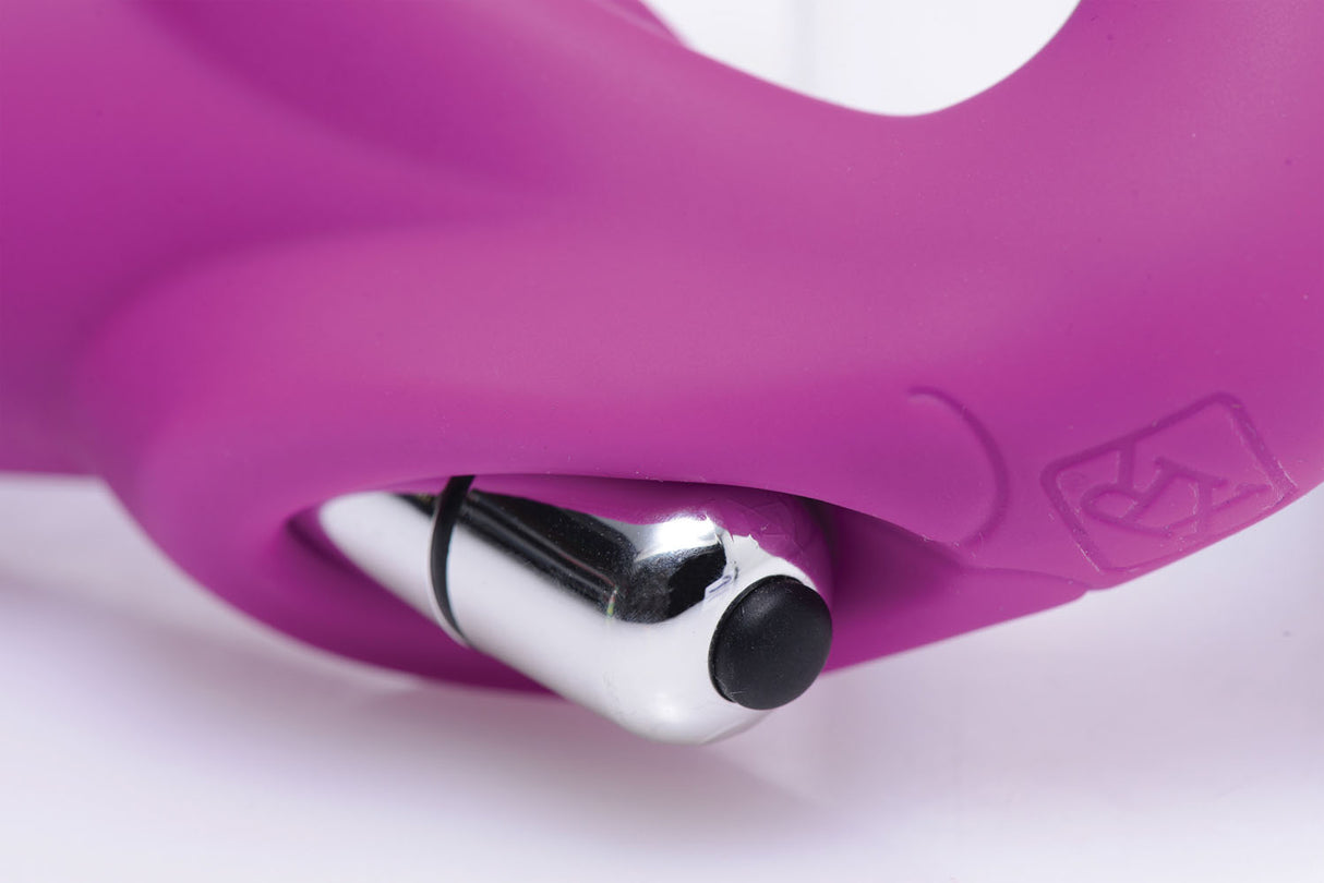 Evoke Vibrating Strapless Silicone Strap-on Dildo by XR Brands