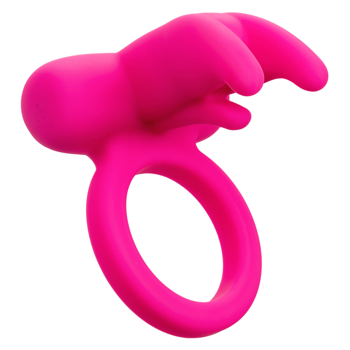 CalExotics Silicone Rechargeable Triple Clit Flicker Cock Ring - SE1841203
