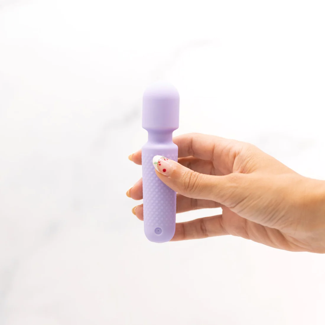 Emojibator Tiny Wand Vibrator — USB-Rechargeable, 4.64-inch - EM9622