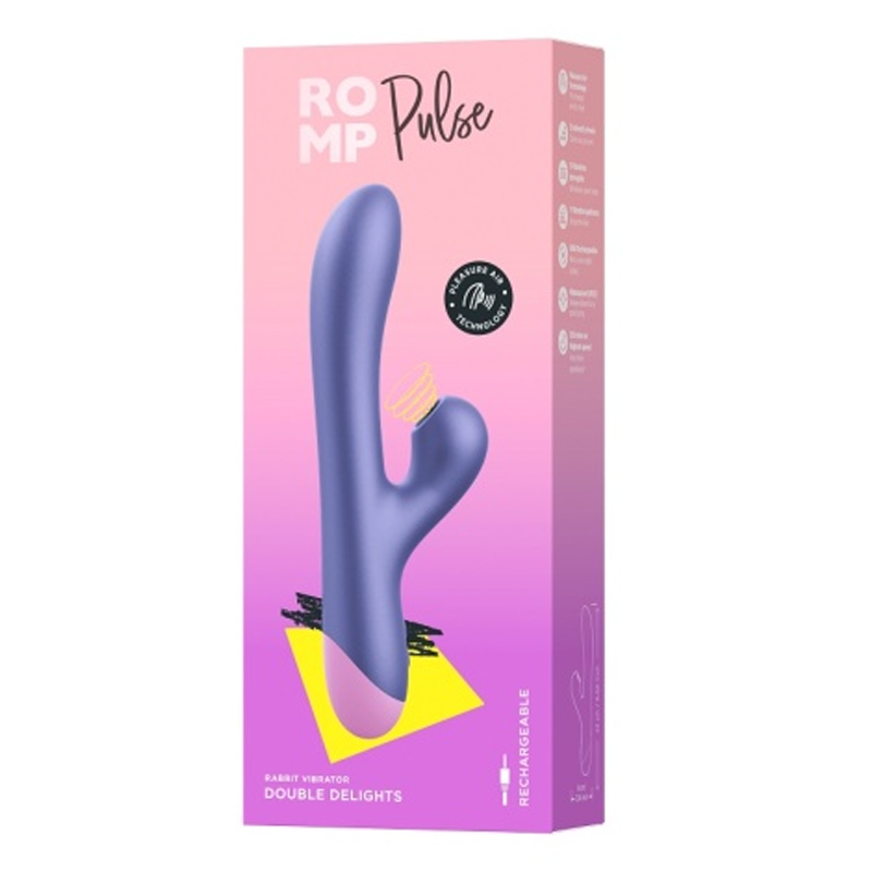 ROMP Pulse Rabbit Vibrator with Pleasure Air - RM2300