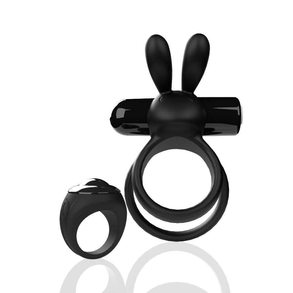 Screaming O Ohare XL Remote Vibrating Penis Ring — Black - SO-ARCHARXL-BL