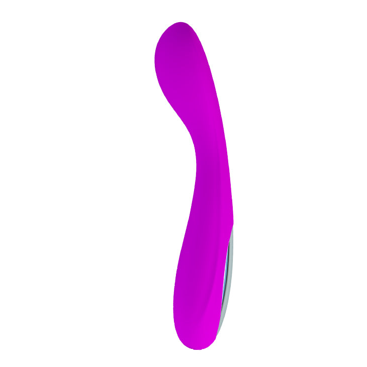 Pretty Love Nigel Rechargeable Vibrator — 30 Functions, Purple, 6.82 in - BI-014422