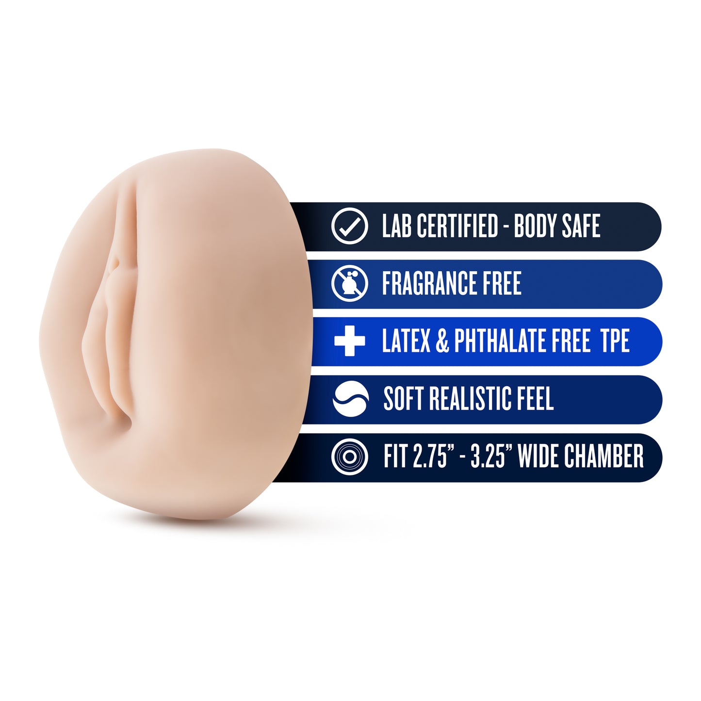 Performance Universal Pump Sleeve Vagina - Beige by Blush