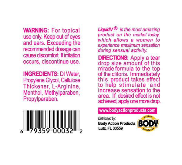 Liquid v for Women .5 Oz by Body Action