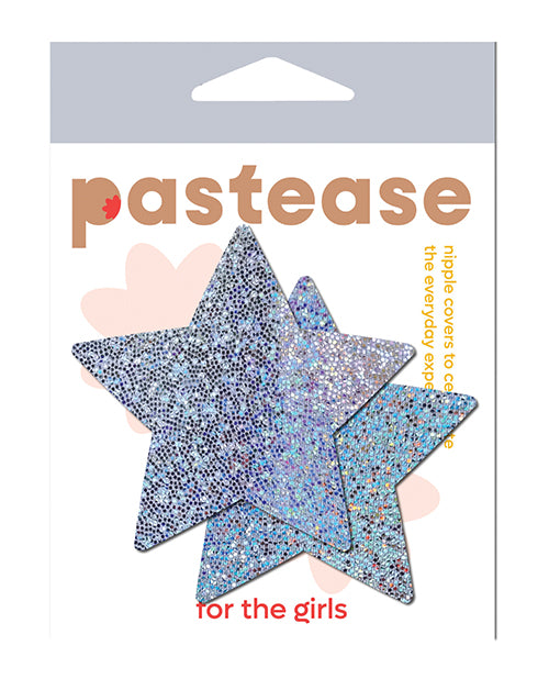 Pastease Glitter Star - Silver O/S by Pastease