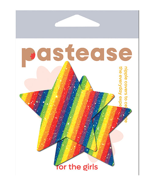 Pastease Glitter Star - Rainbow O/S by Pastease