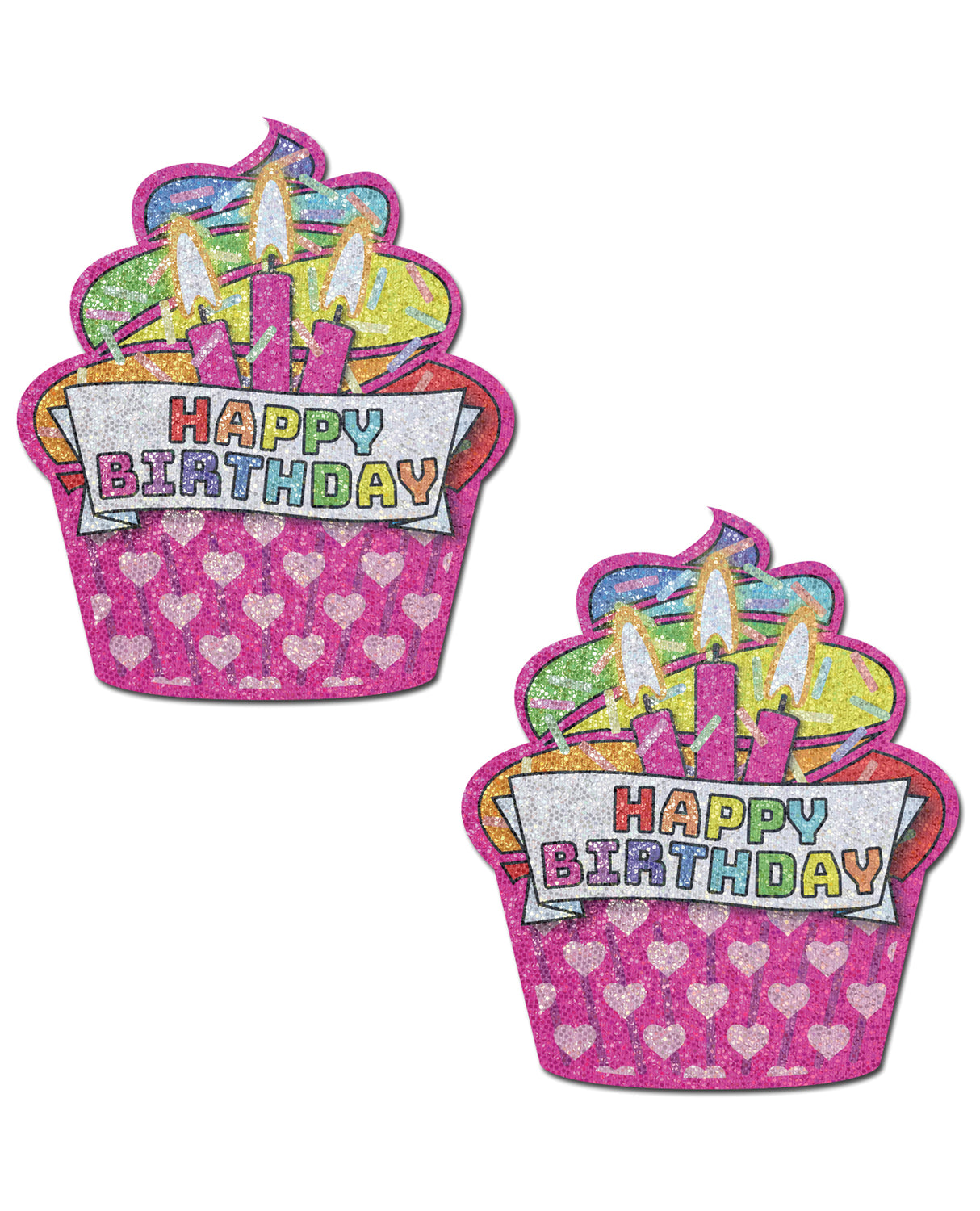 Pastease Happy Birthday Cupcake - Multicolor O/S by Pastease