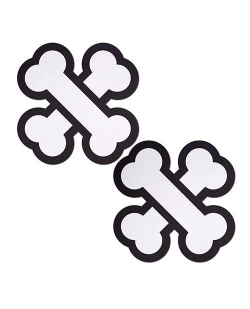 Pastease White Crossbone Pasties — One Size
