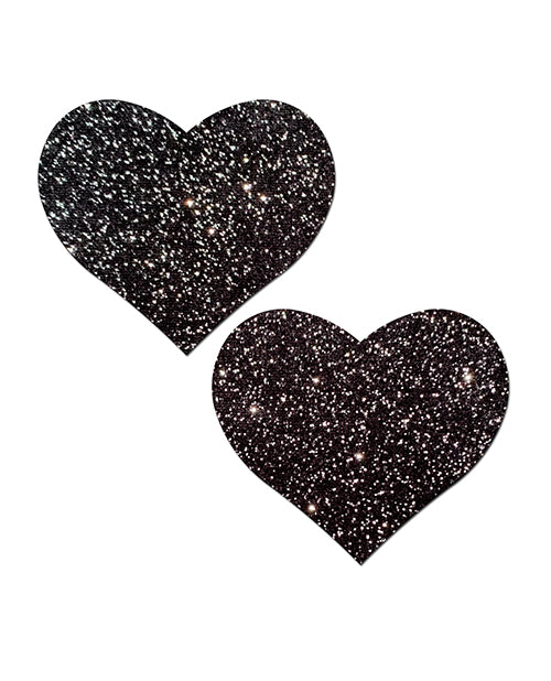 Pastease All Sparkle Heart - Black O/S by Pastease