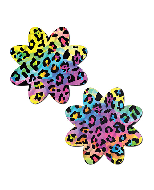 Pastease Rainbow Cheetah Leopard Petal Pasties — One Size