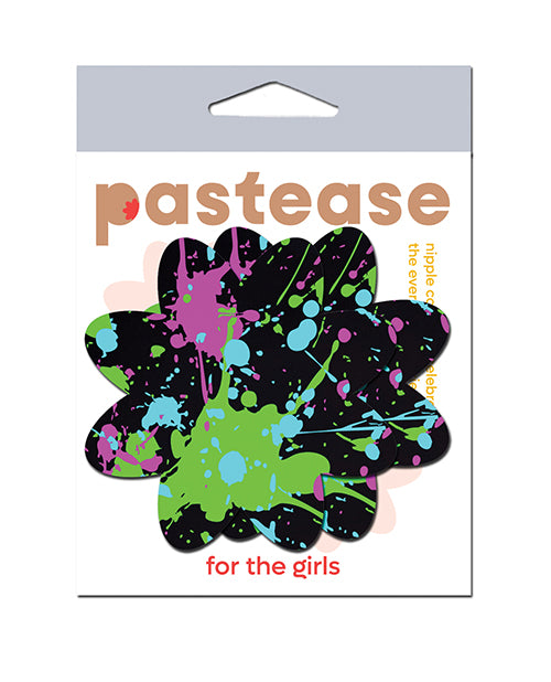 Pastease Vibrant Neon Paint Splatter Petal - Multi-Color O/S by Pastease