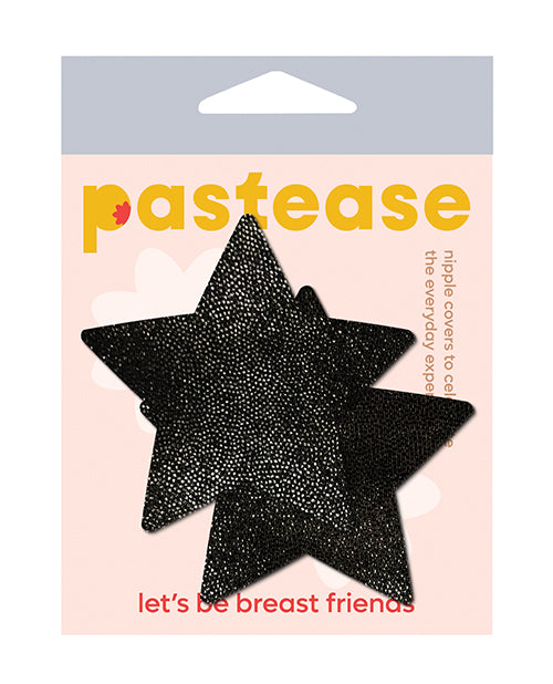 Pastease Premium Glitter Star - Black O/S by Pastease