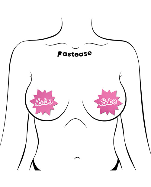 Pastease Babe Pink Sunburst Nipple Pasties — One Size