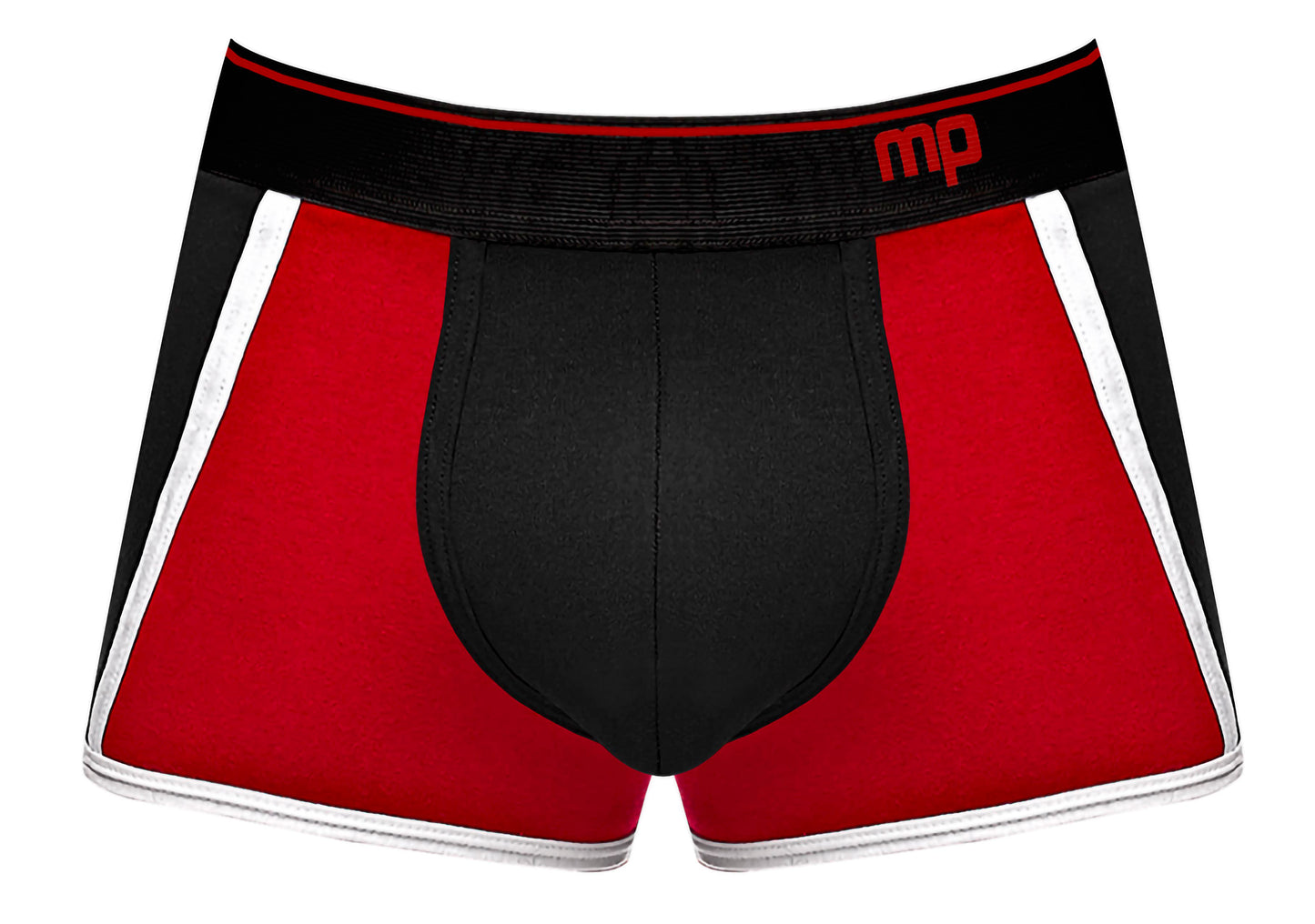 "Retro Sport Panel Short - Medium - Black/ Red MP-155265BRMD"