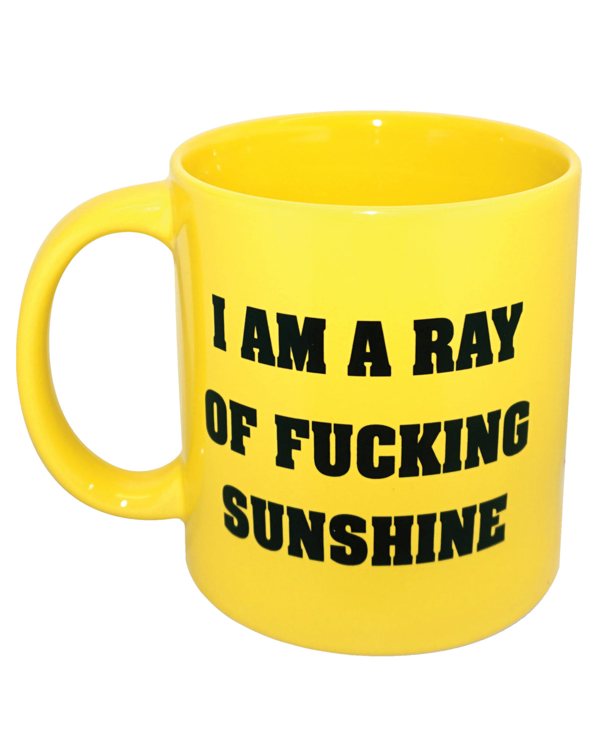 Attitude Mug I am a Ray of Fucking Sunshine - Yellow by Island Dogs