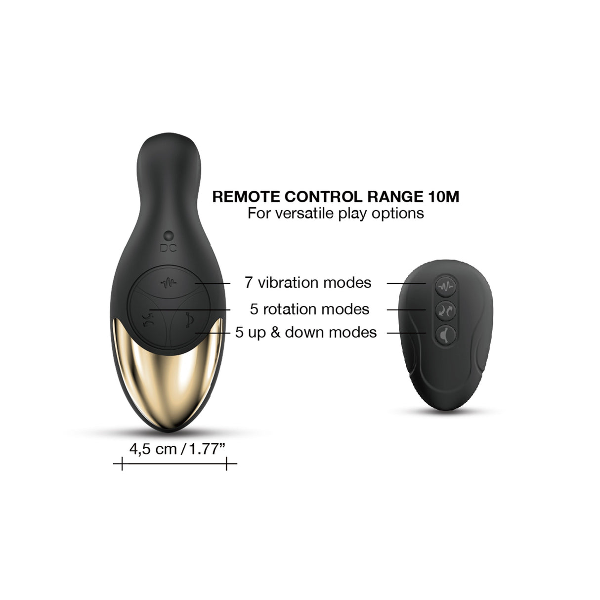 Dorcel Multi P-Joy 3‑Motor Prostate Massager with Remote - DL2660