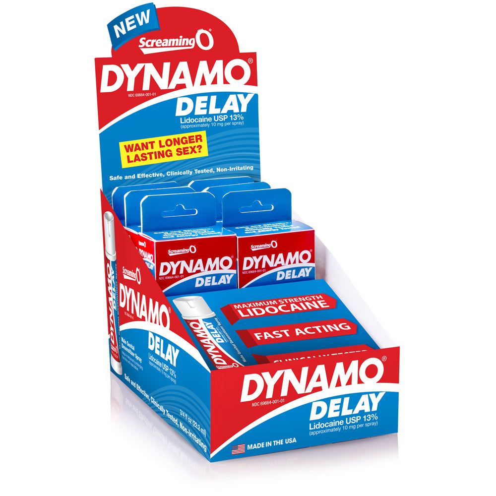 Screaming O Dynamo Delay Spray — 6 Pack (0.75 fl oz each) - DD-R6-110D