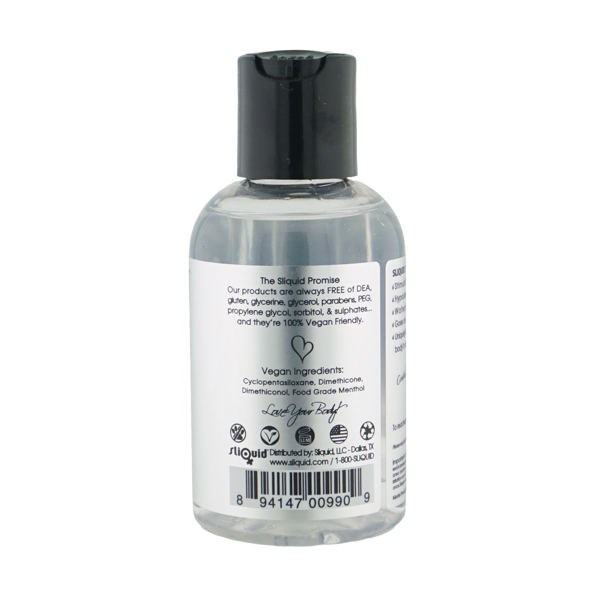 Sliquid Spark Silicone Lubricant with Menthol — 4.2 oz (125 ml) - SLIQ990