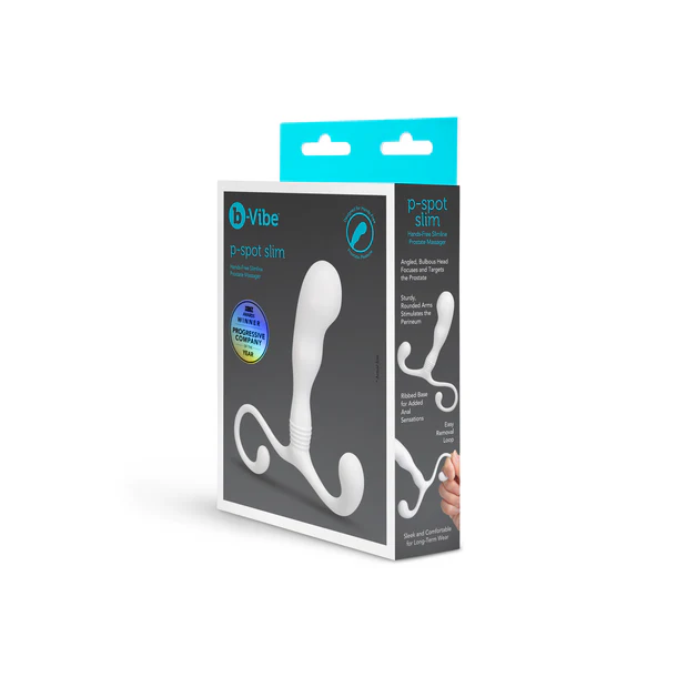 b-Vibe P-Spot Slim Prostate Massager — Hands-Free Anal Stimulator - BV7803