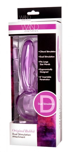 "Original Rabbit Dual Stimulation Wand Attachment - Purple We-Ab935 WE-AD893"