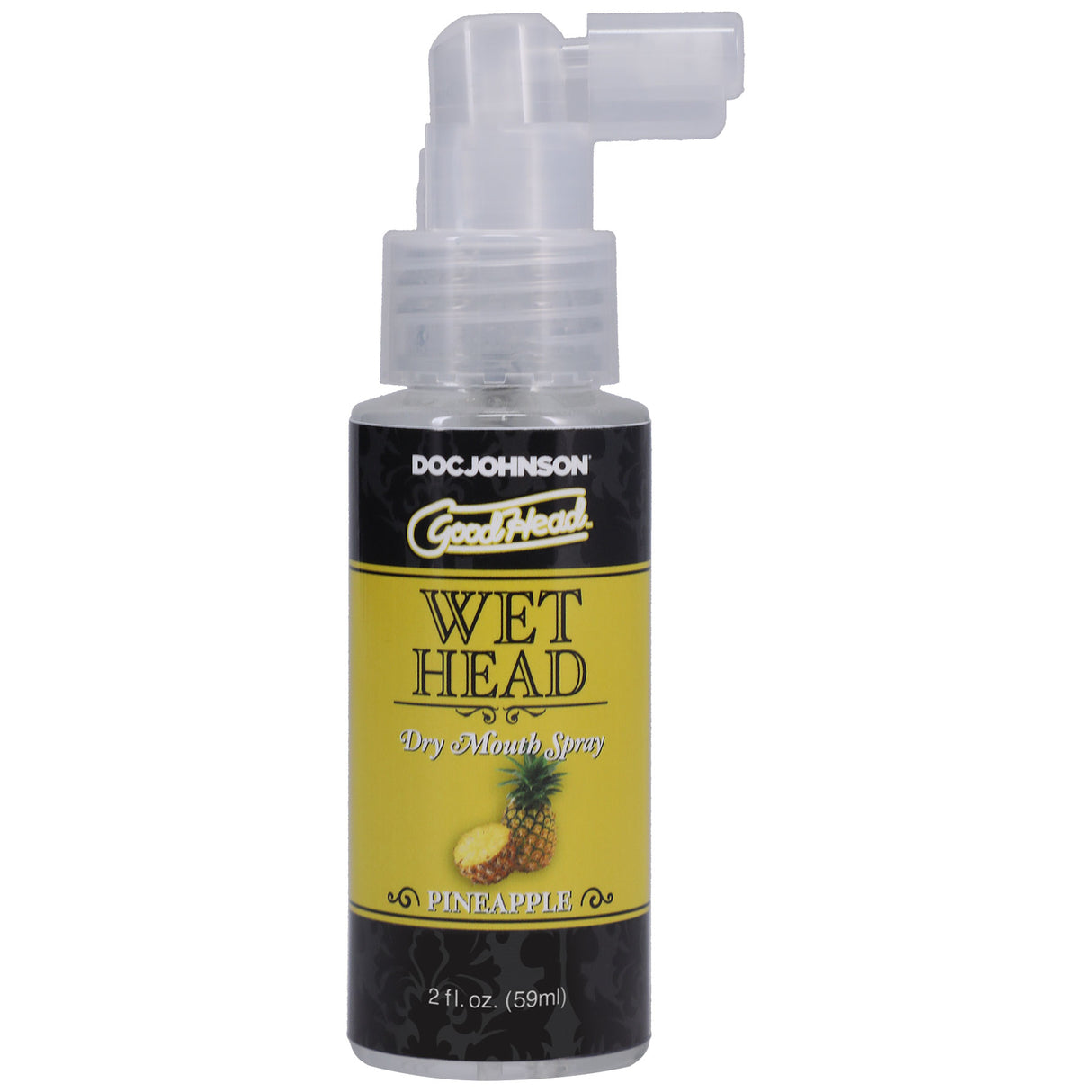 Doc Johnson GoodHead Wet Head Dry Mouth Spray — Pineapple, 2 fl oz - DJ1361-22-BX