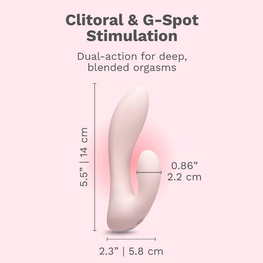 LE Wand Mini G-Double Dual-Action G-Spot & Clitoral Vibrator - LW8039