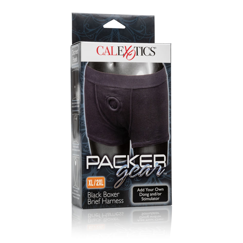 CalExotics Packer Gear Boxer Brief Harness, Black XL/2XL - SE1576203