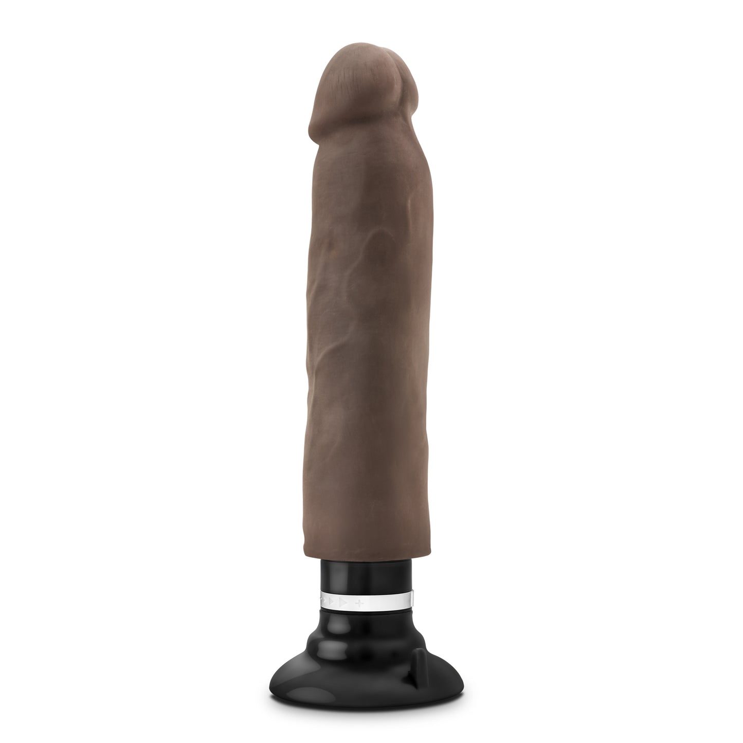 Au Naturel - 11 Inch Sensa Feel Magnum Vibrating Dong - Chocolate by Blush