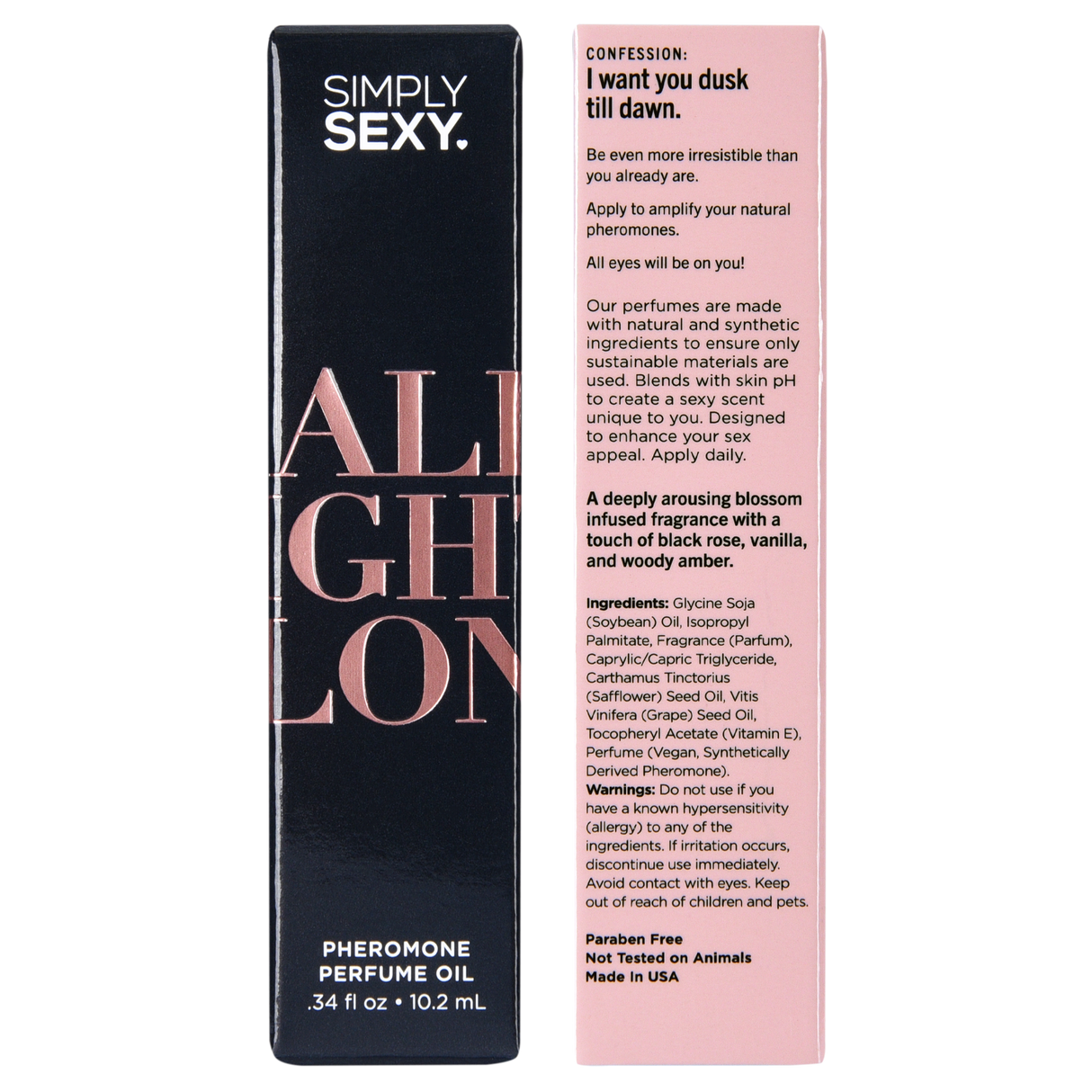Simply Sexy All Night Long Pheromone Perfume Oil Roll-On 10.2 mL - SSY4103-10