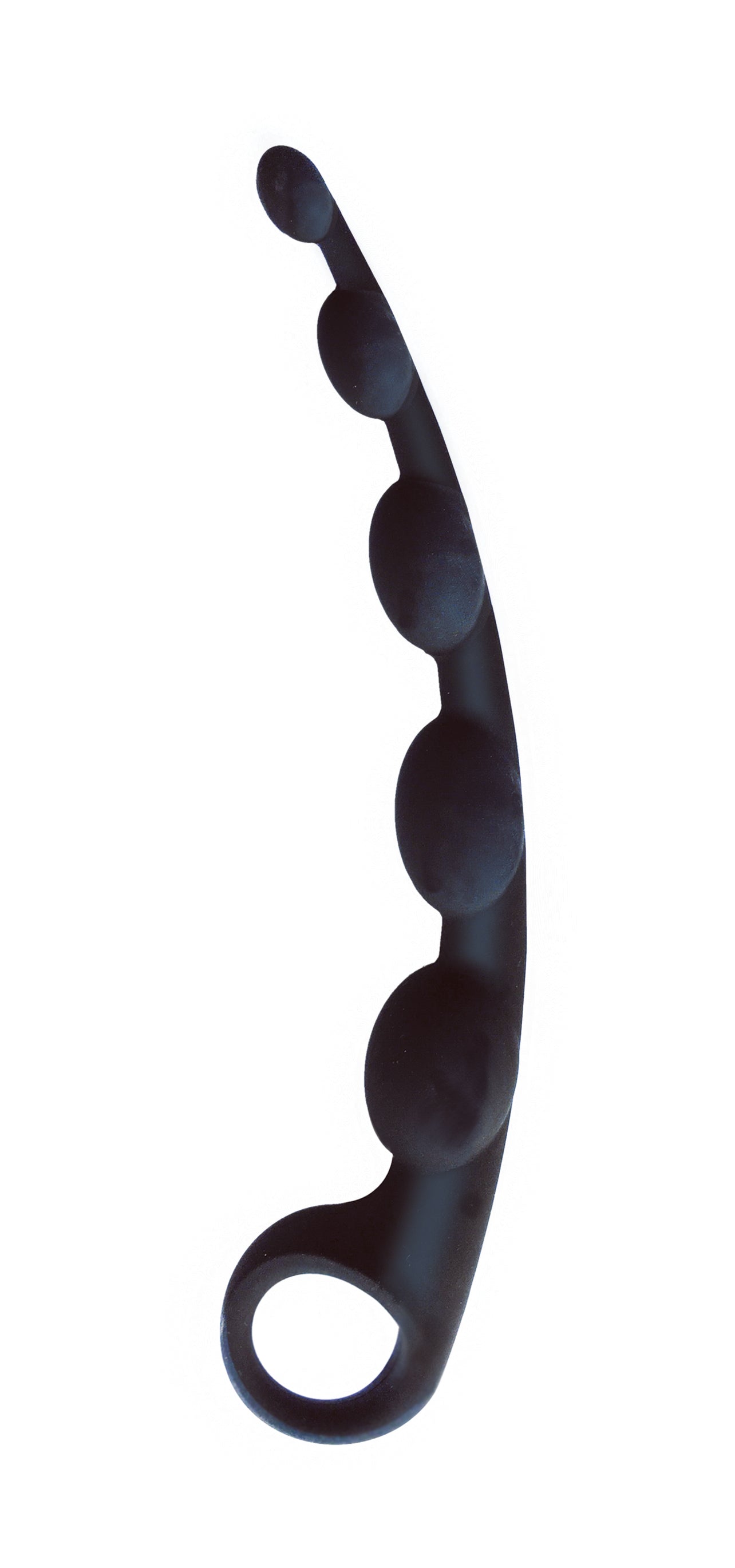 The 9's S-Curves Curved Silicone Anal Beads by Icon Brands
