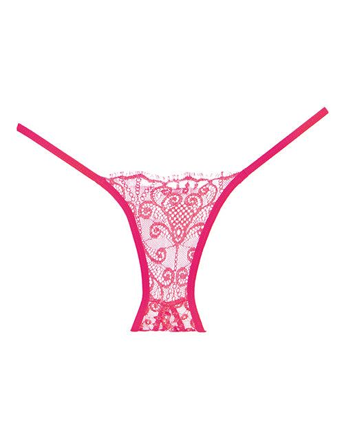 Adore Lace Enchanted Belle Panty Hot Pink O/S by Adore