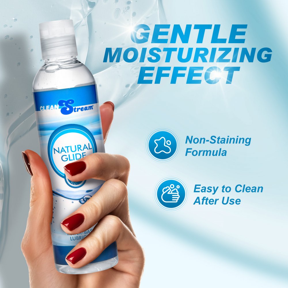 CleanStream Water-Based Anal Lube 8 oz - image 3