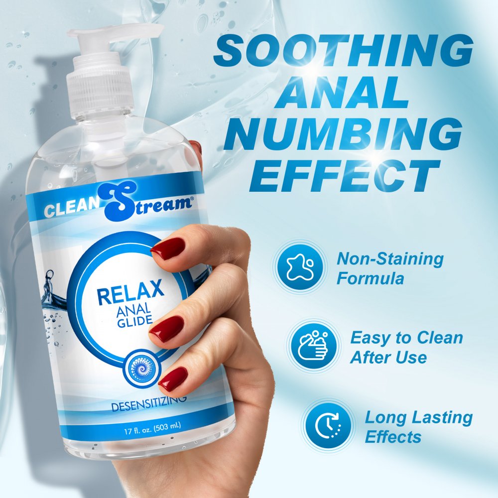 Clean Stream Relax Desensitizing Anal Lube 17 oz - image 4