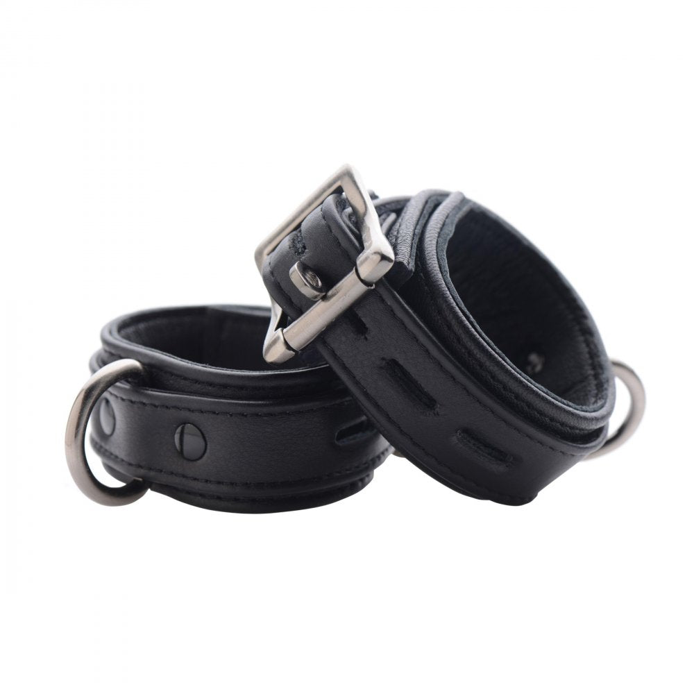 Strict Leather Luxury Locking Ankle Cuffs - image 2