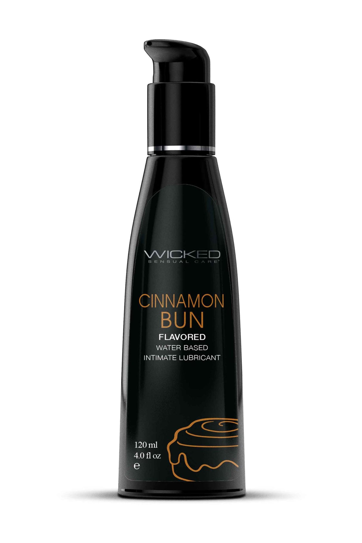Wicked Sensual Care Aqua Cinnamon Bun Water-Based Lubricant, 4 fl oz - WS-90344