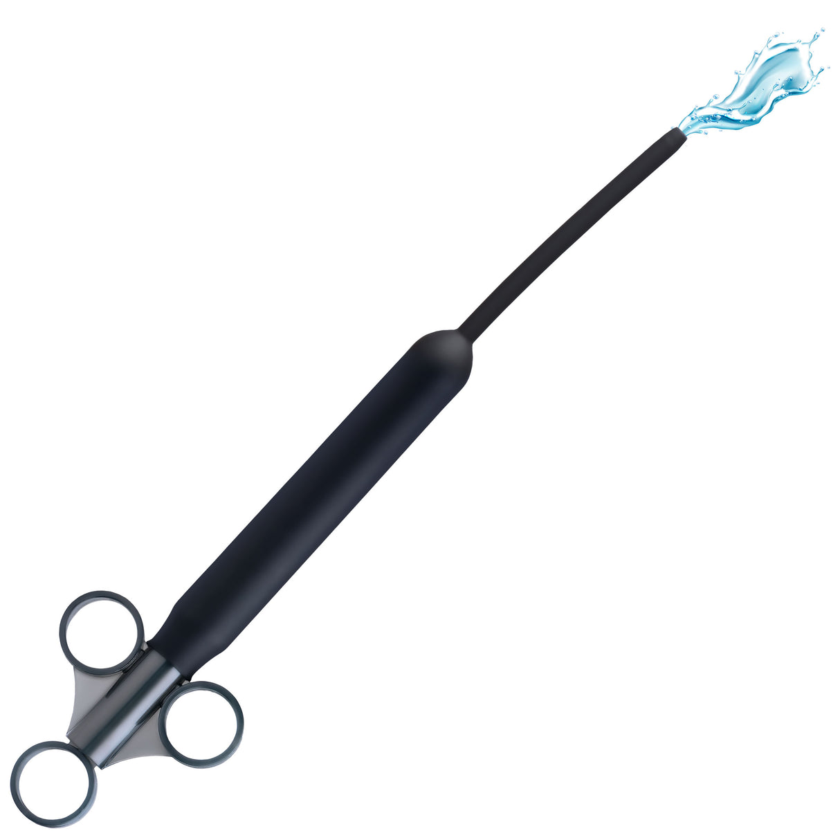 CleanStream Deep Shot Lubricant Launcher — 8.5 in Silicone Hose, Black - CS-AG326
