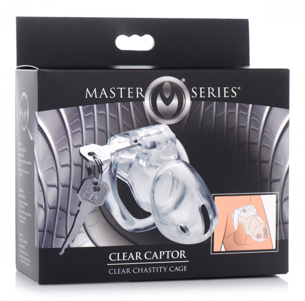 Clear Captor Chastity Cage - Medium - image 2