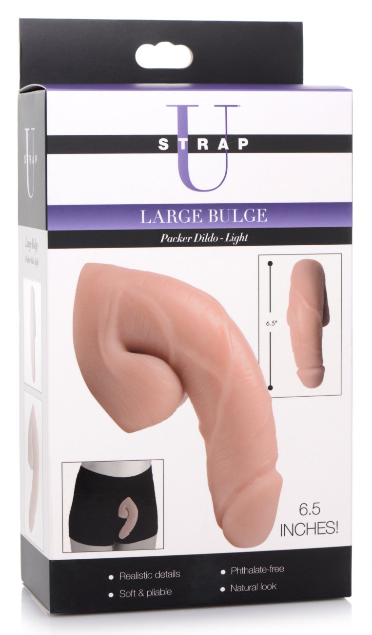 Large Bulge Packer Dildo - Light - image 6