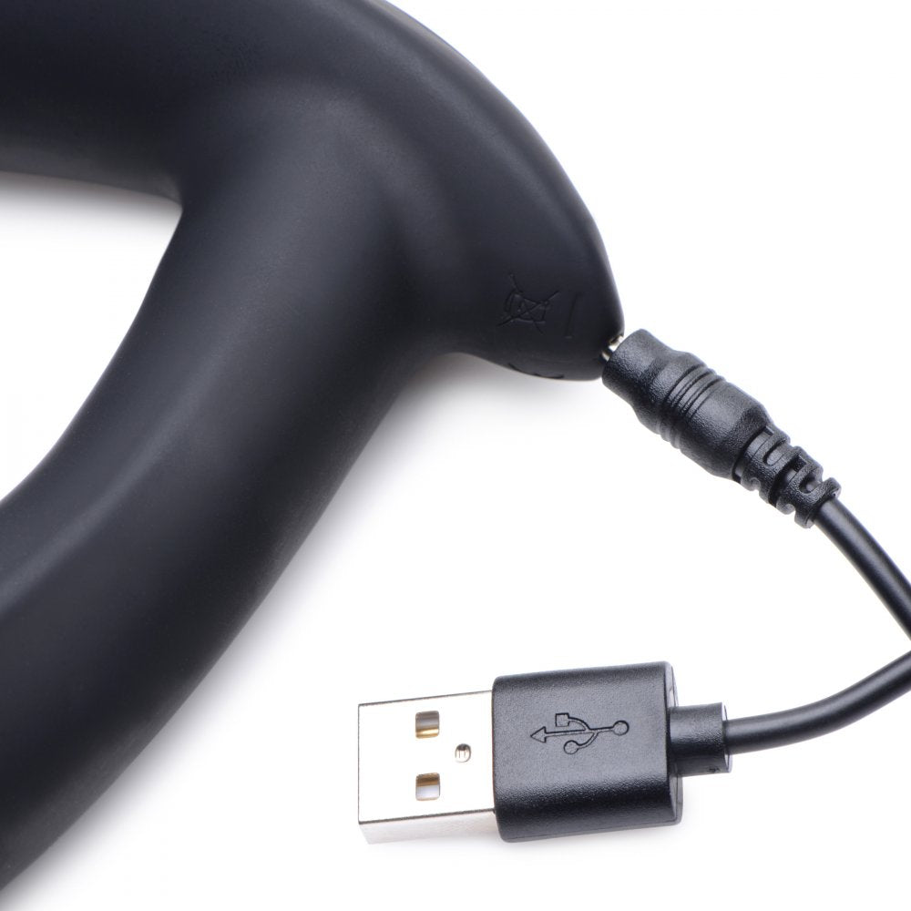 E-Stim Pro Silicone Vibrating Prostate Massager with Remote Control - image 7