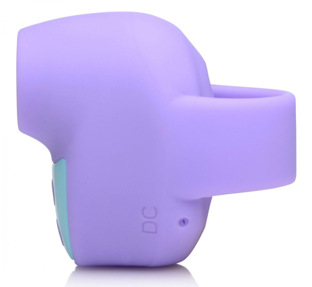 12X Mini Silicone Clit Stimulator - Purple - image 4