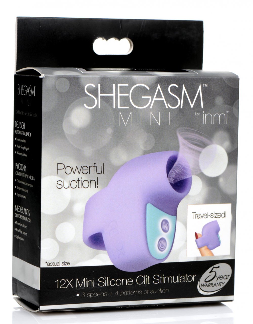 12X Mini Silicone Clit Stimulator - Purple - image 6