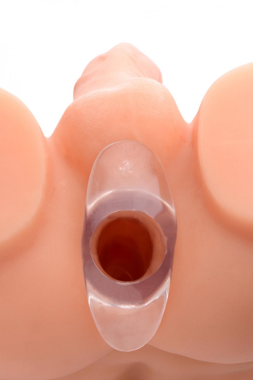 Clear View Hollow Anal Plug - Large - image 1
