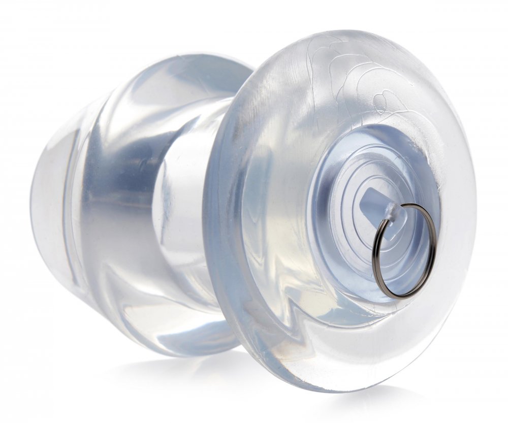 Ass Bung Clear Hollow Anal Dilator with Plug - XL - image 6