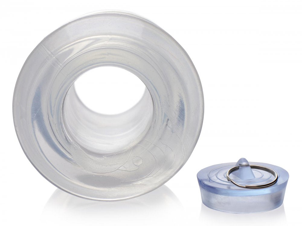 Ass Bung Clear Hollow Anal Dilator with Plug - XL - image 8